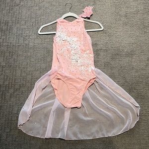 pink lyrical dance costume